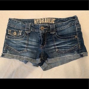 “Hydraulic” Jrs Denim Shorts (Size 7/8)